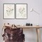 Stupell Industries Simple Watercolor Flowers 2 pc Framed Giclee Wall Art Set Design by Elizabeth Medley